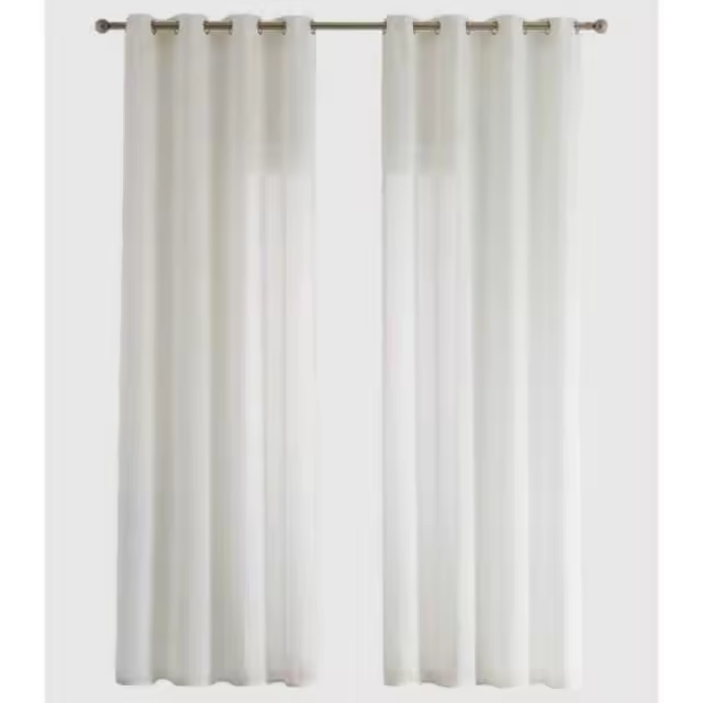 Cortina linea nature Rayitas blanco     -EkilikuaHome - 1