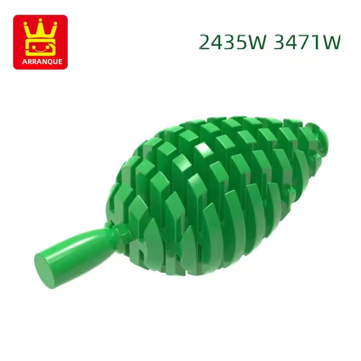 Bloques De Construcción Pequeños Wange 60Pcs Set De Accesorios De Plantas Coloridos Compatible Con Bloques De Ladrillo Juguete Para Niños Regalo En Caja - 1
