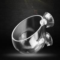 Decora Tu Acuario Con Este Mini Recipiente De Cristal Colgante Para Tanque De Peces. Accesorio Ideal Para Plantas Acuáticas. Transparente. Tamaño 7cmx6.4cm. Peso 73g. - details 0