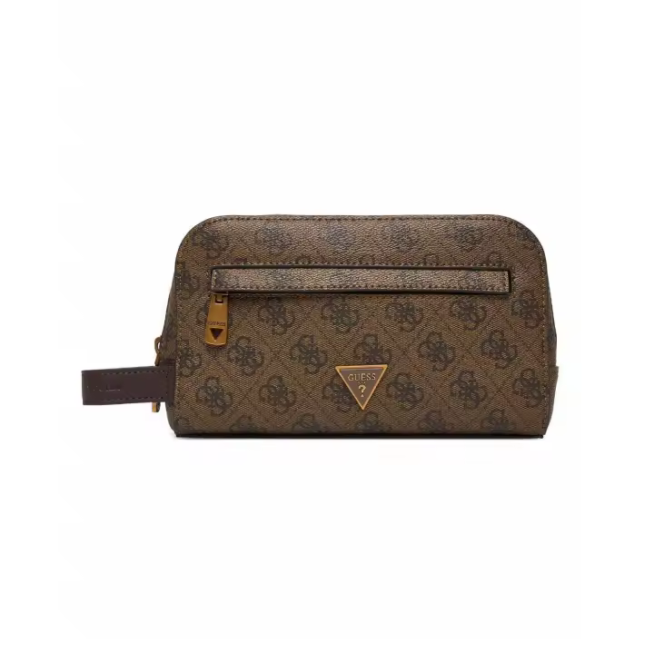 Neceser Guess Milano marrón multilogo para hombre - 1