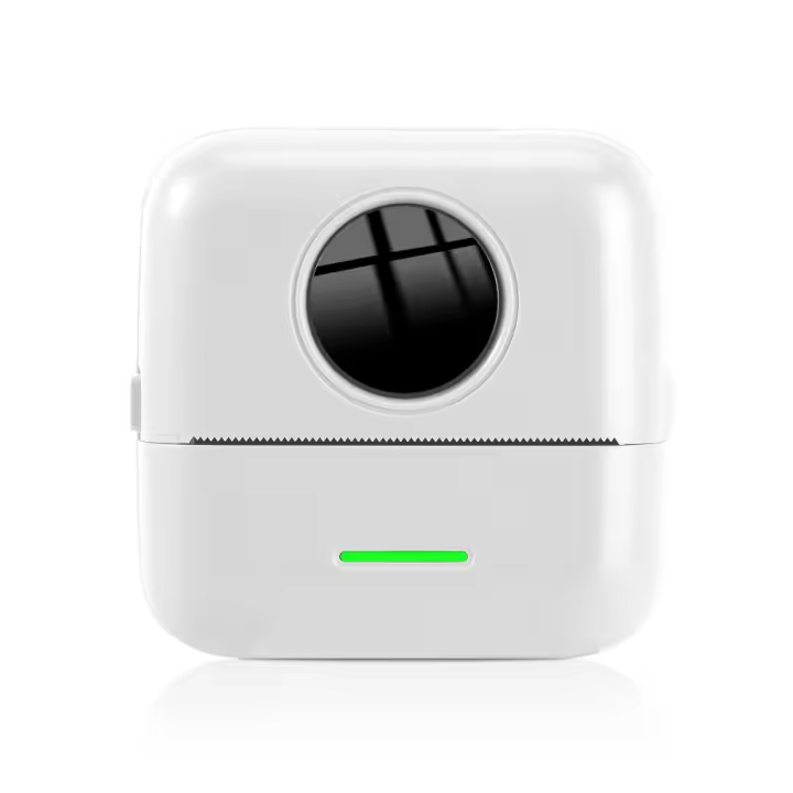 NK Impresora Fotográfica Portátil con 5 Rollos de Papel Térmico - Mini Impresora Térmica Inalámbrica para Móvil, Cable USB, Compatible con iOS y Android, Color Rosa - 1