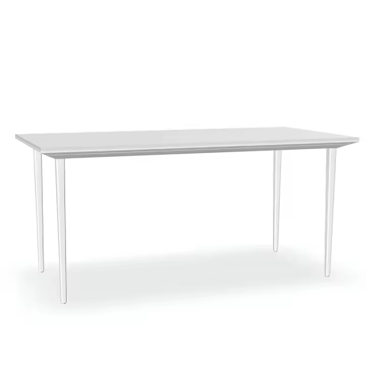 Mesa Oficina Blanca Madera 160x80 cm Longo de Actiu - 1