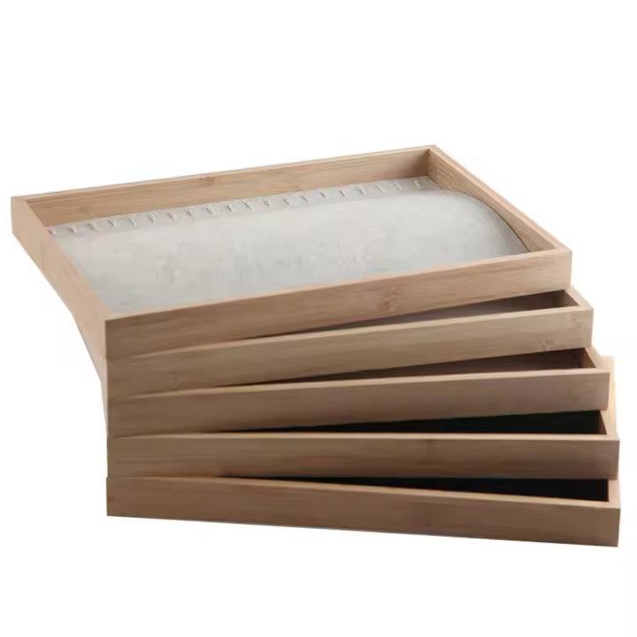 Wood Jewelry Plates, Necklaces, Bracelets, Display Trays, Storage Boxes, Jewelry Racks, Jewelry Displays, Display Props - 1