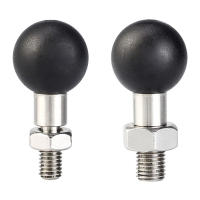 Soporte De Teléfono Para Manillar De Motocicleta Acero Inoxidable Base De Abrazadera Para Espejo Retrovisor M8/M10 Soporte De Tornillo - details 1