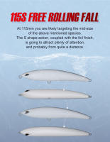 Señuelo De Pesca Noeby Stickbait Sumergible Para Atún En Agua Salada Tipo Señuelo De Lápiz Tamaño 115mm 150mm 185mm Peso 60.5g 62g 126.5g - details 4
