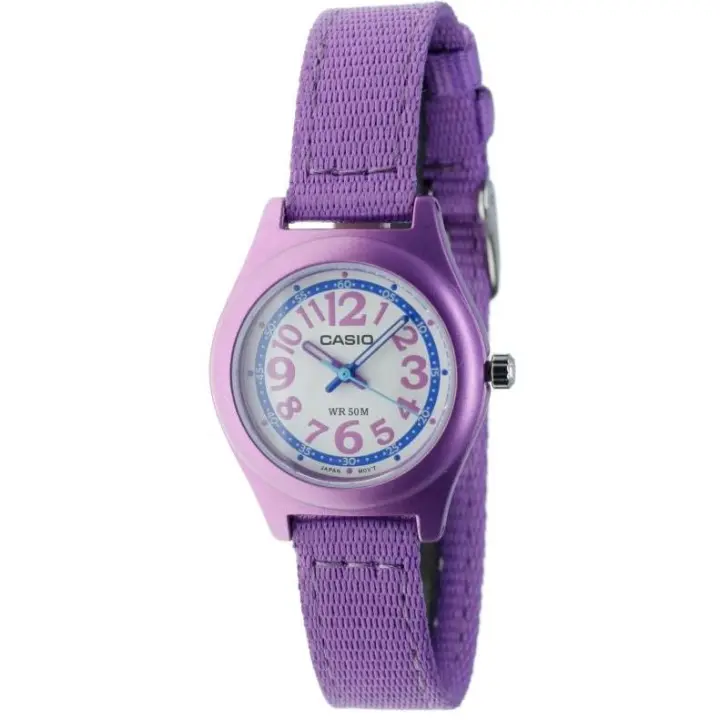 CASIO RELOJ INFANTIL LTR-19B-6B COLOR MORADO CORREA DE NYLON - 1