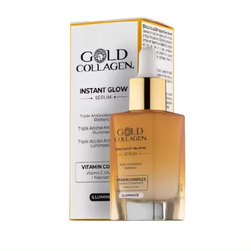 Gold Collagen Serum Facial Instant Glow 30 Ml - 1