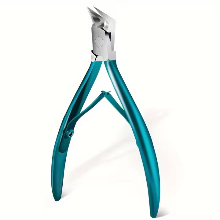 Tijeras De Uñas Para Uñas Engrosadas Y Encarnadas 1 Pieza Acero Inoxidable Cuchilla Recta Punta Aguda Herramienta De Corte Para Uñas - 1