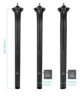 TOSEEK C70 Poste De Silla De Bicicleta De Carbono Ligero 27.2/31.6mm Mate Negro Para MTB Y Carretera Piezas De Bicicleta - details 5