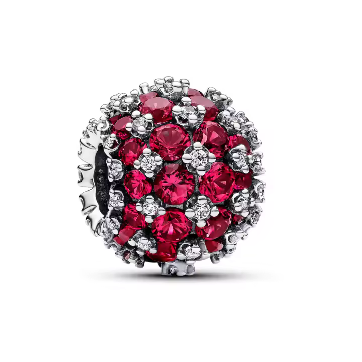 Charm Pandora Redondo Brillante Pavé Rosa 792630C03 - 1
