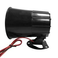Alarma De Sirena Universal Para Coche Motocicleta Camión 125dB Fuerte Advertencia Mini Altavoz 12V 24V 15W Negra ABS - details 9