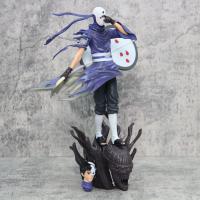 Figura De Acción Naruto 27cm Uchiha Obito Akatsuki Interchangeable Cabezas Juguete Coleccionable Para Niños Y Adultos - details 11