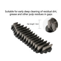 Cepillo De Limpieza Para Mancuerna De Entrenamiento De Fuerza Cepillo Scrubber De Plástico Para El Cuidado Y Limpieza De Barras De Pesas - details 5