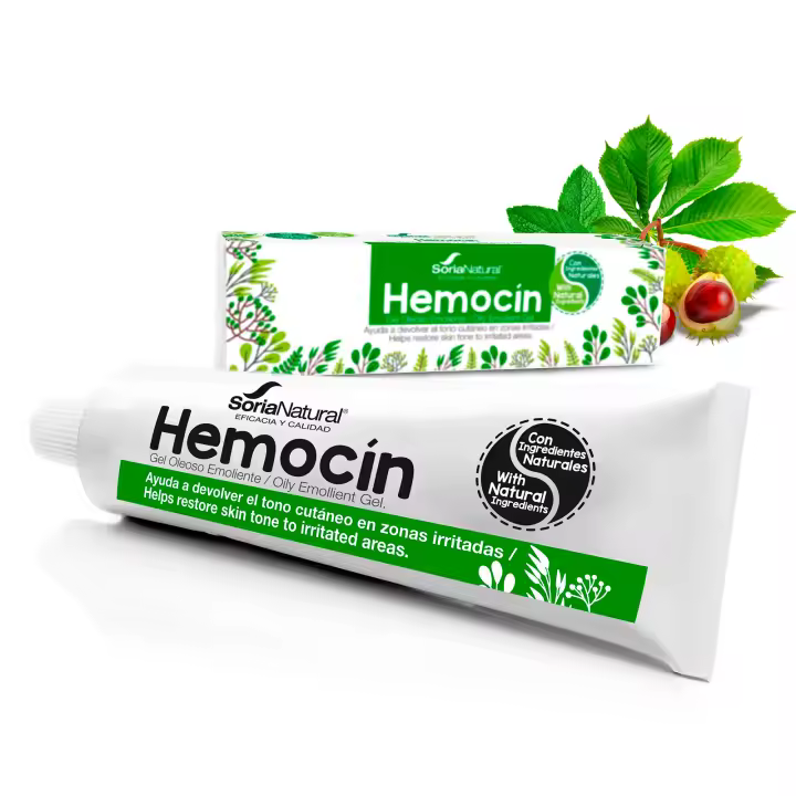 Hemocín Soria Natural – Gel oleoso - Acción Emoliente y Refrescante – Ayuda en Caso de Hemorroides - Tubo de 40ml. - 1