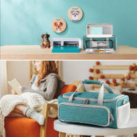 Bolsa De Almacenamiento Portátil Impermeable Para Viaje Caja Protectora Antideslizante Con Múltiples Bolsillos Para Máquina Cortadora Inteligente Cricut Joy Xtra - details 5