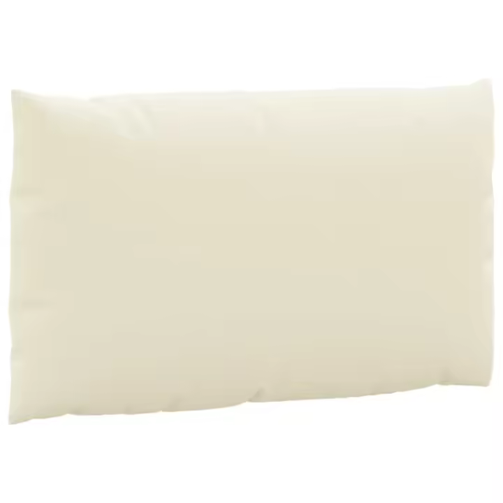 vidaXL Cojines para palets 3 unidades tela Oxford blanco crema - 1