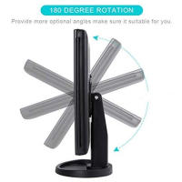 Espejo De Maquillaje Plegable Con Pantalla Táctil LED Y Soporte Ajustable Recargable Por USB Magnificación 1x/2x/3x Ilumina Tu Belleza - details 5