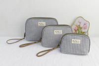 Set de 3 neceseres impermeables Vichy - Bagsgarden - details 4