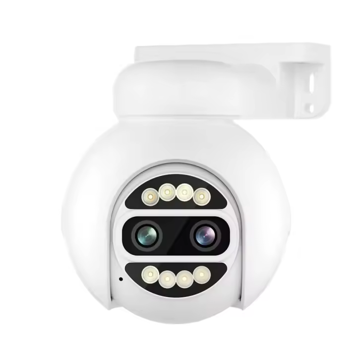 Cámara IP POE 4K 8MP Doble Lente Para Sistemas NVR Exterior Impermeable Zoom 8X Seguridad Vigilancia CCTV PTZ Inteligente - 1