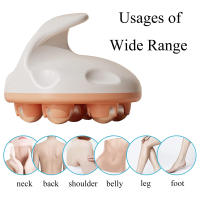 Masajeador De Rodillos Para Celulitis Bola De Masaje Profundo Para Espalda Cuello Pierna Hombro Con 7 Rodillos Metálicos De 360 Grados - details 9