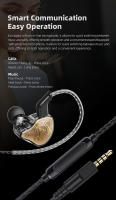 QKZ Hi7T Auriculares Inalámbricos Con Cable De 3.5mm Estéreo HD Micrófono Cancelación De Ruido HIFI Auriculares Intraauriculares Dinámicos Para Música Escenario Juego - details 15