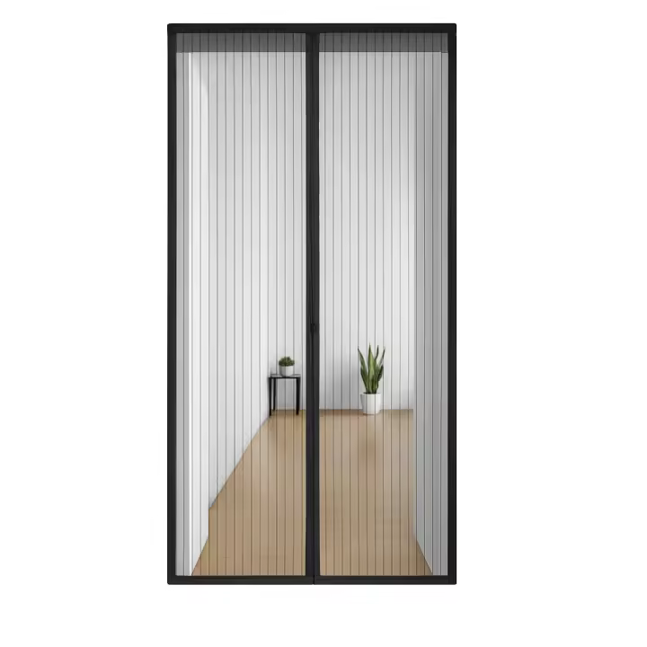 UD - SET 2 Puerta con Mosquitera Magnética para Puertas Correderas / Abatibles – Cierre Automático, Anti Insectos, Fácil de Instalar - 1