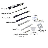Juego De Destornilladores Multifuncional 115 En 1 Precisión Para Reparación De iPhone Y PC Con Cabezas Magnéticas Herramientas Domésticas Aisladas Y Antideslizantes - details 12