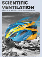 Casco De Bicicleta VICTGOAL Para Hombres Con Luz Trasera Y Gafas Magnéticas UV400 Visera Sol Protección Integral Para MTB Scooter Eléctrico Y Ciclismo - details 3