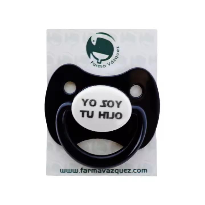 FARMAVAZQUEZ CHUPETE NEGRO (YO SOY TU HIJO) 6-12 M - 1