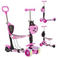 Patinete AREBOS 3 Ruedas LED-XXL - Asiento Ajustable - Freno de Mano - para Niños - details 7