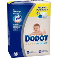 Caja de 3- Toallitas Dodot Sensitive para bebé 12 paquetes de 54 unidades (648 toallitas) - Suavidad clínicamente probada, diseñadas para la piel delicada de tu bebé - details 0