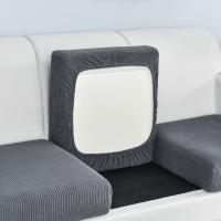 Funda De Sofá Elástica Gruesa En Color Sólido Protector De Muebles Para Sala De Estar Funda De Cojín De Sofá Desmontable - details 6
