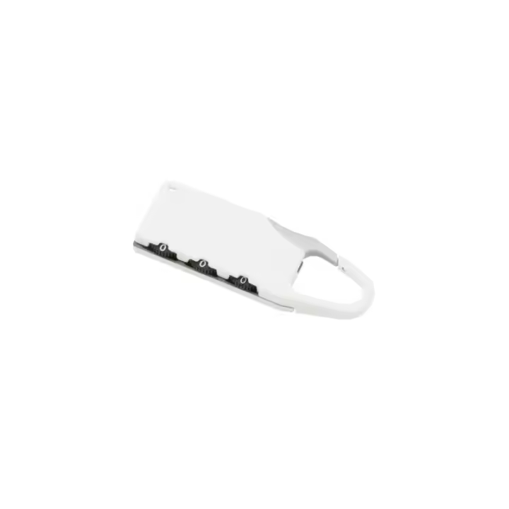 Candado Metálico ZANEX Blanco - Seguridad y Protección para tus Pertenencias - 1