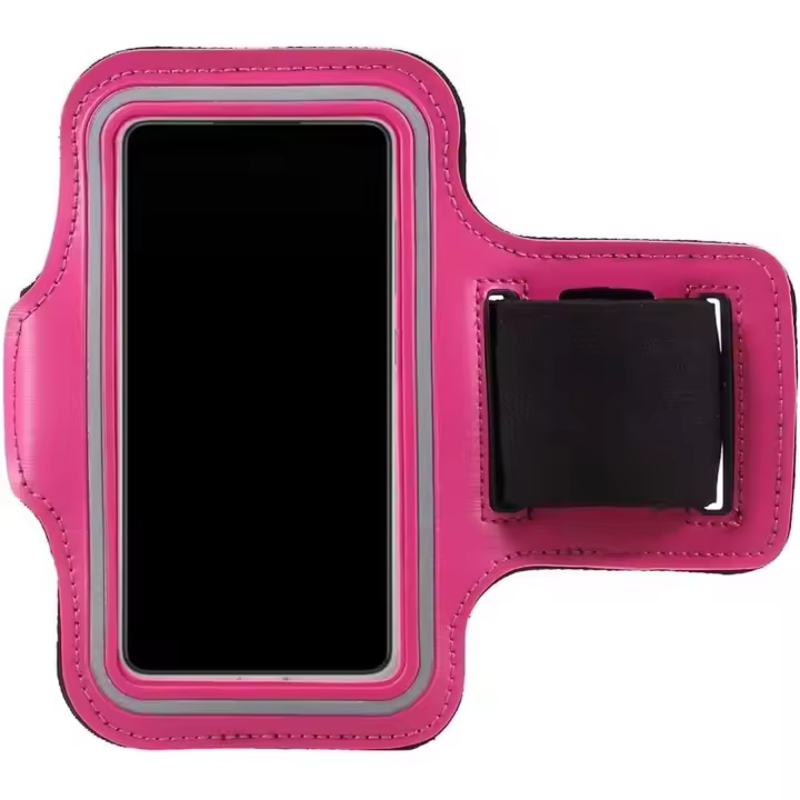TEMCO   Funda Brazalete Deportivo Universal para teléfono móvil, para Todos los Smartphones de 4,5 a 6.5 Pulgadas, Funda con pantalla tactil,  Impermeables, Bolsillo para el Brazo, Pulsera de Correr, Funda Deportiva, Rosa, Azul, Negro, Roja y Verde. - 1