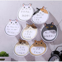 Bloc De Notas Adhesivo De 5 Piezas Con Dibujos De Gatos Lindos Estuche De Oficina De Decoración Y Memoria Para El Hogar - details 7