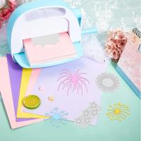 8Pcs Corte De Fuegos Artificiales Para Tarjetas De Celebración Scrapbooking Año Nuevo Cumpleaños Navidad DIY Tamaño 4.3x6.3 Pulgadas - details 1
