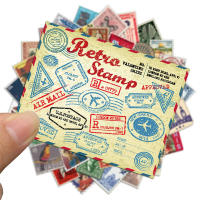 10/20/50 PCS Estampillas De Posta Vintage Con Marca Desc Viajes Para Scrapbooking Y Diarismo Pegatinas DIY De Papel - details 3