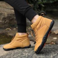 Zapatos De Senderismo Para Hombre Antideslizantes Botas De Nieve De Alta Calidad Algodón Talla Grande 36-47 Para Trekking - details 14