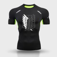 Camiseta De Compresión Transpirable Y Cómoda Para Ciclismo Y Correr Exterior Talla S-3XL Ropa De Entrenamiento Rápida Secado Para Hombres - details 15