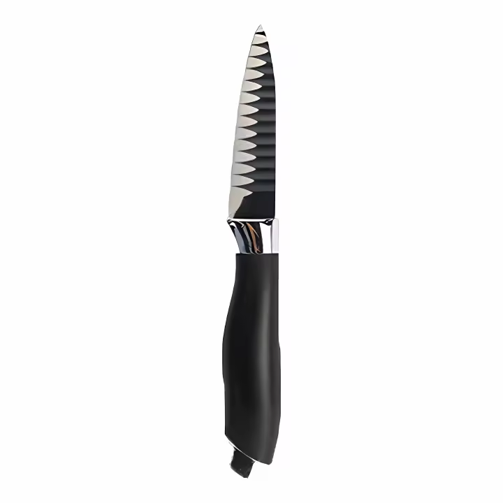 Set de Cuchillos de Cocina Euroxanty - Acero Inoxidable - 4 Tamaños - Mango Ergonómico - Funda de Seguridad - 1