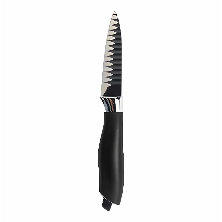 Set de Cuchillos de Cocina Euroxanty - Acero Inoxidable - 4 Tamaños - Mango Ergonómico - Funda de Seguridad - 1
