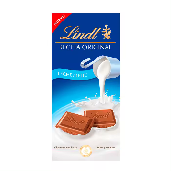 Tabletas de chocolate Lindt  de diferentes sabores en packs de 5 unidades - Crispy, Limon, Naranja, Menta, 70% cacao, 80% cacao, 85% cacao, con avellanas, receta clásica...elige tu sabor favorito - 1