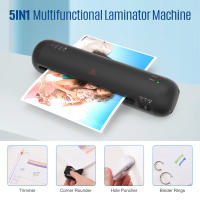 Máquina De Laminado De Escritorio A4 Con Cortadora De Papel Sistema De 2 Rodillos Calor Y Frío Ancho Máximo 9 Pulgadas - details 5