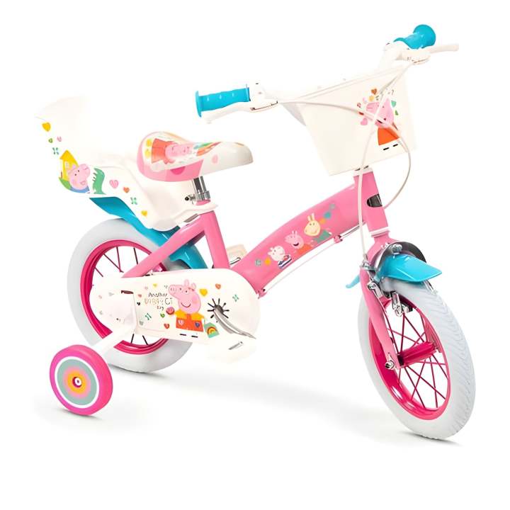 TOIMSA – Rider Bike 10" Peppa Pig, Vélo Sans Pédales Pour Enfant, Rose Et Multicolore