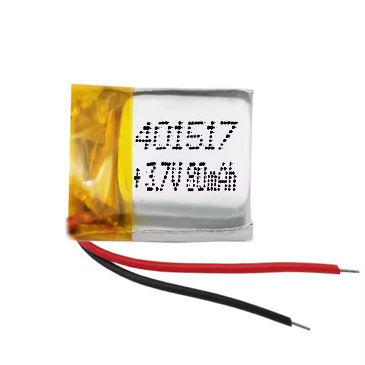 Batería 401517 LiPo 3.7V 80mAh 0.296Wh 1S 5C Liter Energy Battery para Electrónica Recargable teléfono portátil vídeo smartwatch reloj GPS - No apta para Radio Control 19x15x4mm (80mAh|401517) - 1