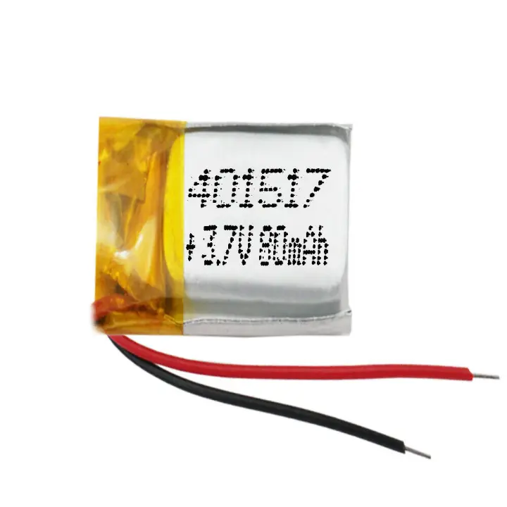 Batería 401517 LiPo 3.7V 80mAh 0.296Wh 1S 5C Liter Energy Battery para Electrónica Recargable teléfono portátil vídeo smartwatch reloj GPS - No apta para Radio Control 19x15x4mm (80mAh|401517) - 1