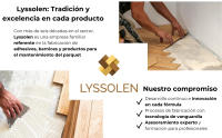LYSSOLEN - Sellador Adhesivo Monocomponente para Parquet y Madera - Sellador Adhesivo Poliuretano de Alta Resistencia - Pegamento para Suelos Madera Extrafuerte - Resistencia y Calidad Profesional - details 4