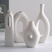 Vaso Nórdico Aract Vasebsts Cerámica Mate Rustica Arte Moderno Decorativo Para Decoración De Granja Tamaño M Nuevo Estilo Clásico/Post-moderno - details 3