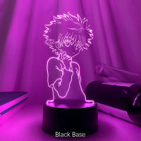 Lámpara Nocturna LED 3D Anime Hunter X Hunter Killua Decorativa Para Dormitorio Regalo De Cumpleaños Luz Nocturna Acrílica Cute - details 3
