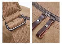 Mochila Grande Para Hombre De Algodón Impermeable Con Gran Capacidad De Viaje Mochila De Escalada Montañera Con Manijas Suaves Y Múltiples Bolsillos - details 11